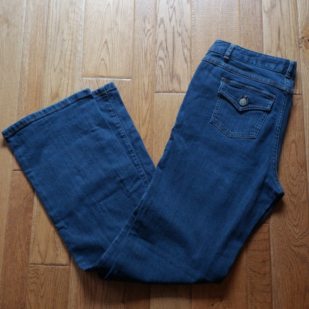 Stretchy Straight Leg Jeans